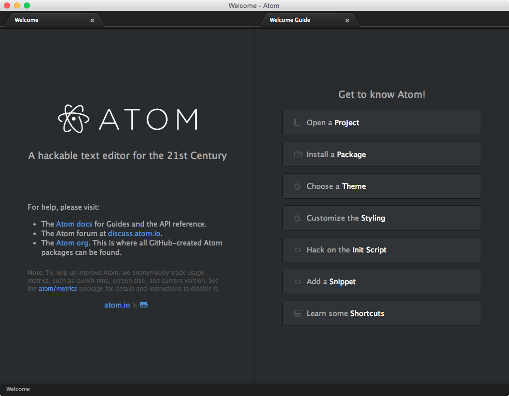 atom editior