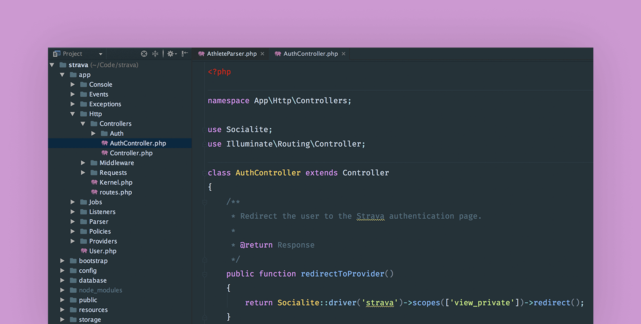 phpstorm code editor