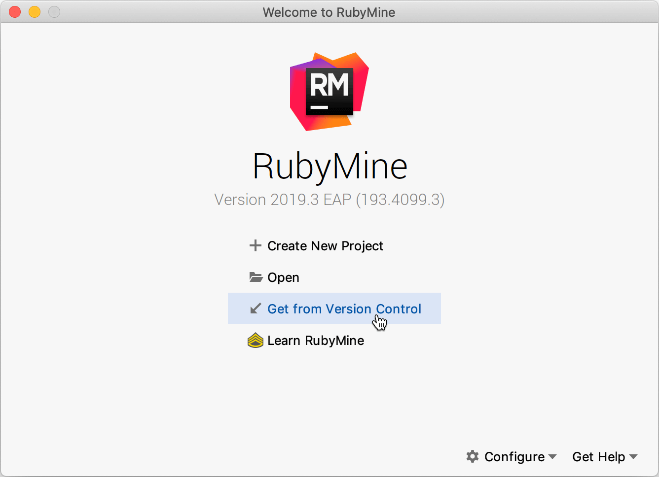 rubymine code editor